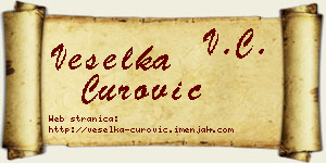 Veselka Čurović vizit kartica